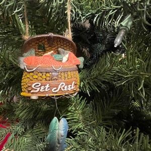 Get Reel Fishing Basket Ornament